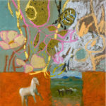 Still Life with Horses, 2010, Oil on gessoboard, 36” x 36”