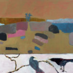 Alex Katz’s Beach, 2010, Oil on gessoboard, 46” x 60”
