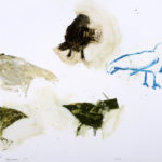 Birds, 2010, Oil on Yupo, 26” x 40”