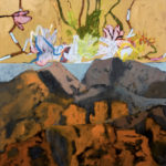 Still Life with Mountains, 2010, Oil on gessoboard, 36” x 36”