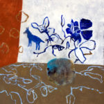 Blue Wolf, 2009, Oil on gessoboard, 30” x 30”