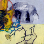 Cloud no Bigger than a Man’s Hand (After the poem by Dick Allen), 2009, Oil on gessoboard, 30” x 30”