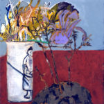 Still Life with Landscape, 2009, Oil on gessoboard, 30” x 30”