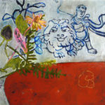 Still Life with Rock, 2009, Oil on gessoboard, 30” x 30”