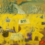 Yellow Studio, 2014, Oil on gesso board, 36” x 36” 