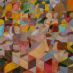 Copper Canyon, 1998, Oil on paper, 52.5" x 100"