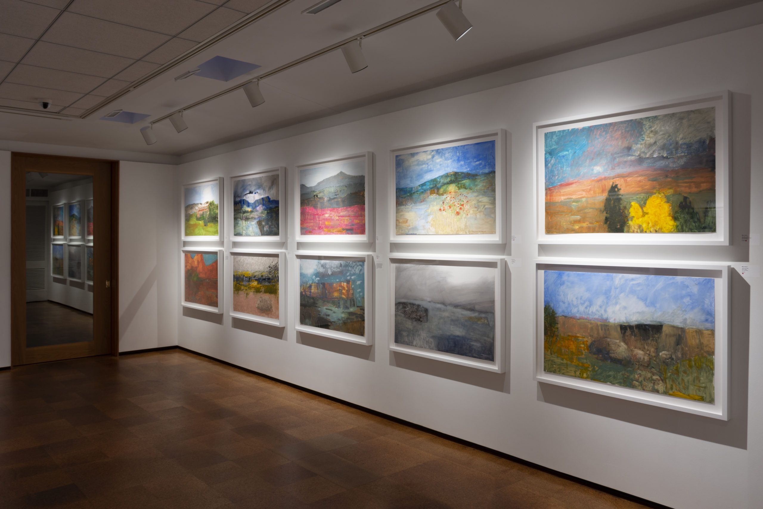Ten works at Valley House Gallery, Dallas, 2021