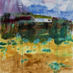 Whitewash, 2025, Acrylic on paper, 30" x 22"