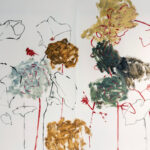 Cardinal, 2025, Oil on Yupo, 40" x 52"