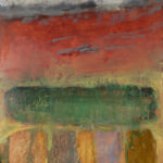 Rothko Field, 2026, Oil on Yupo, 40" x 26"